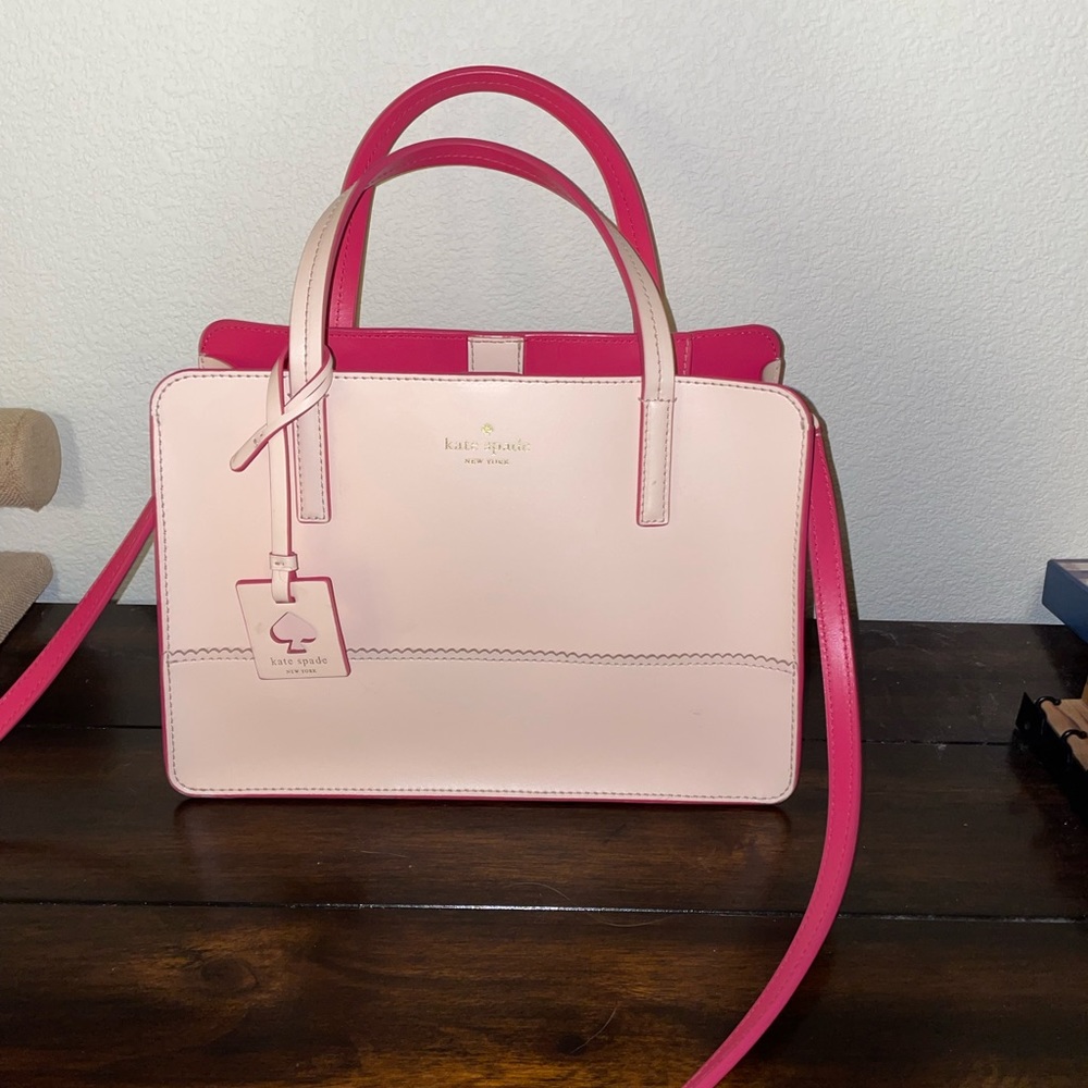 Kate Spade Ilise Freeman street Light Pink Leather handbag satchel